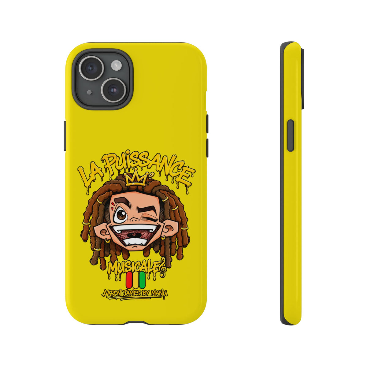 Coque Rasta King – Jaune | La Puissance Musicale