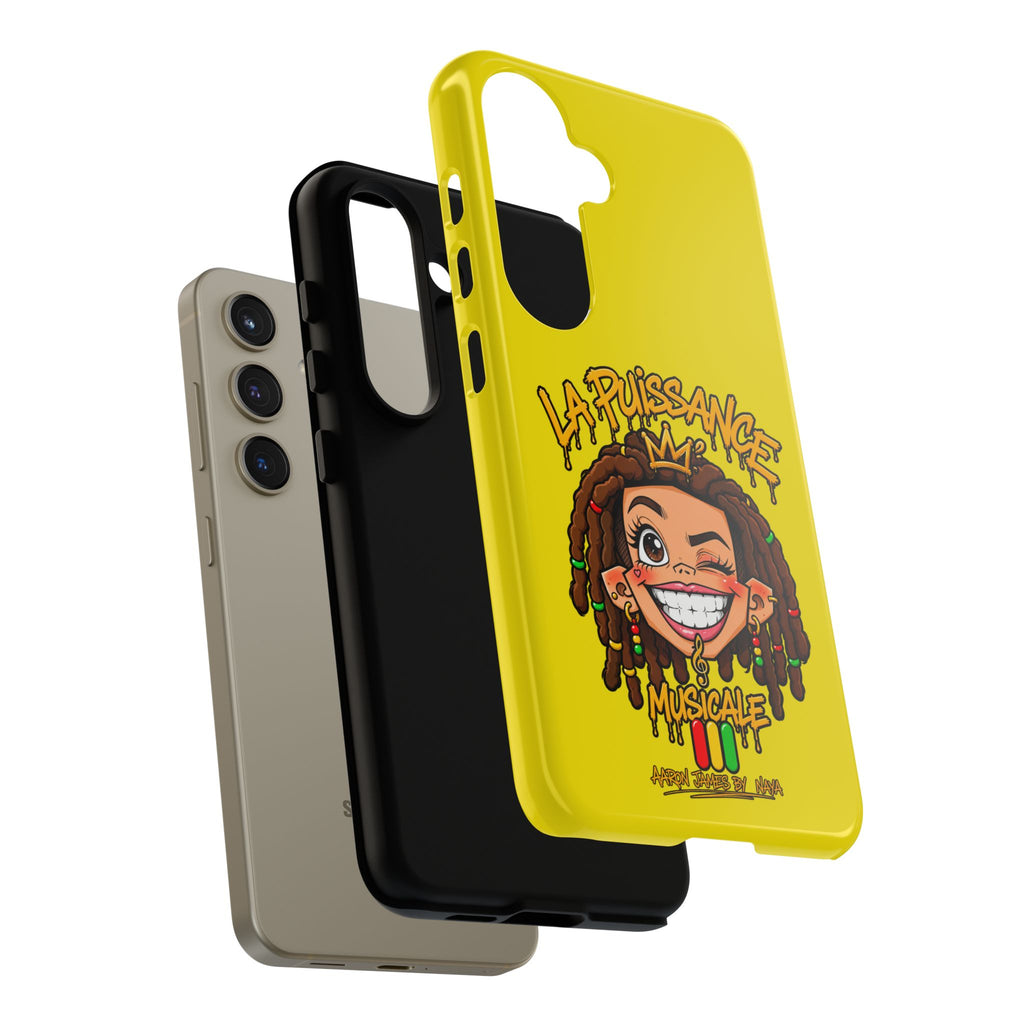 Coque Samsung Rasta Queen – Jaune | La Puissance Musicale