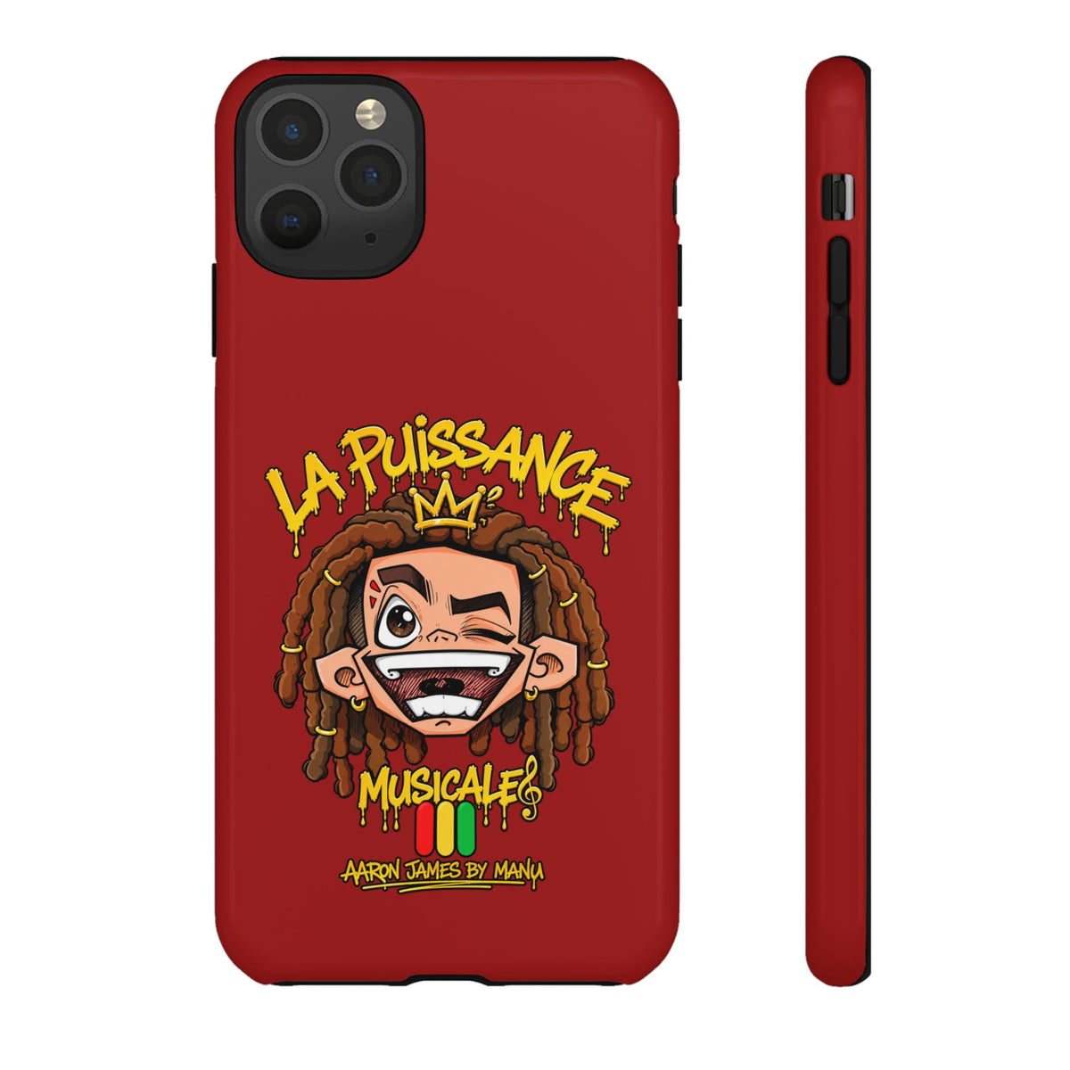 Coque Rasta King – Rouge | La Puissance Musicale