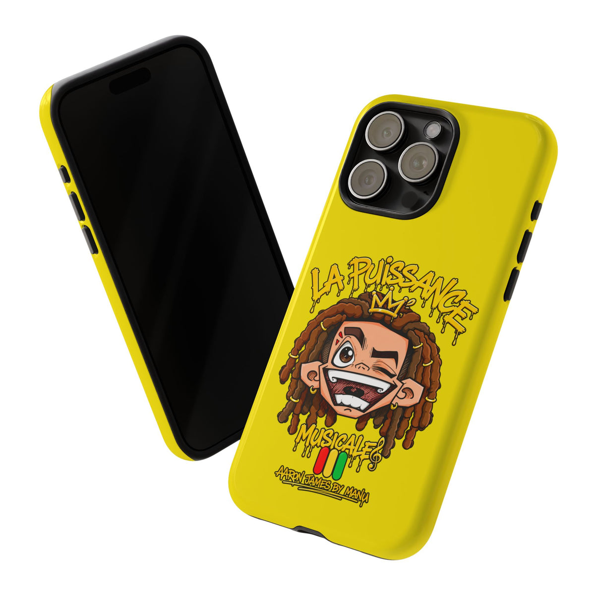 Coque Rasta King – Jaune | La Puissance Musicale