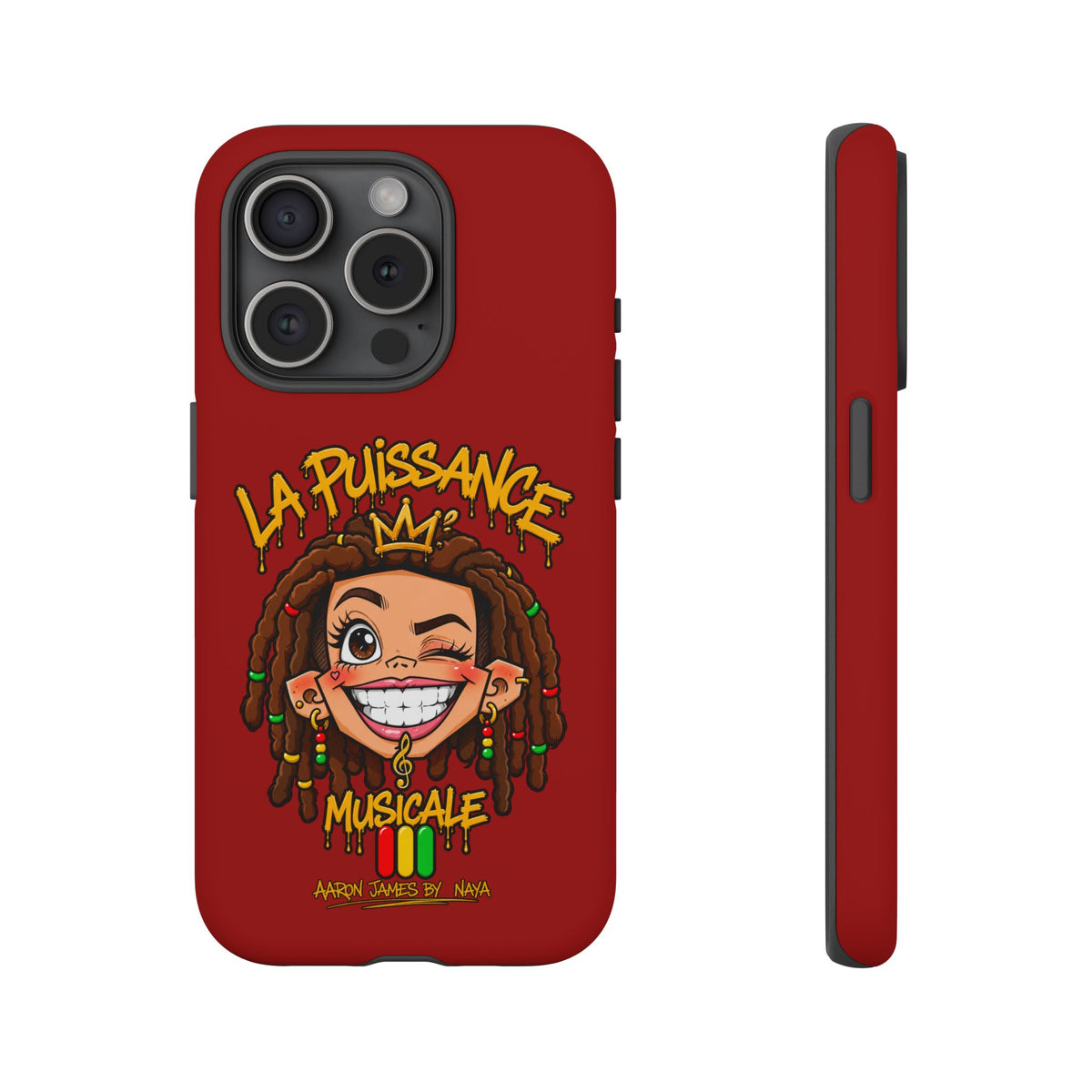 Coque Rasta Queen – Rouge | La Puissance Musicale