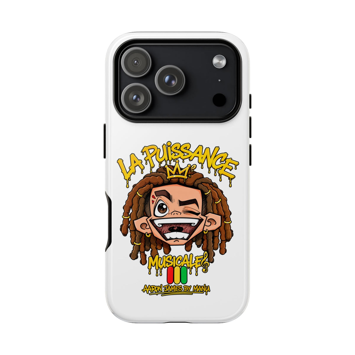 Coque Rasta King – Blanc | La Puissance Musicale