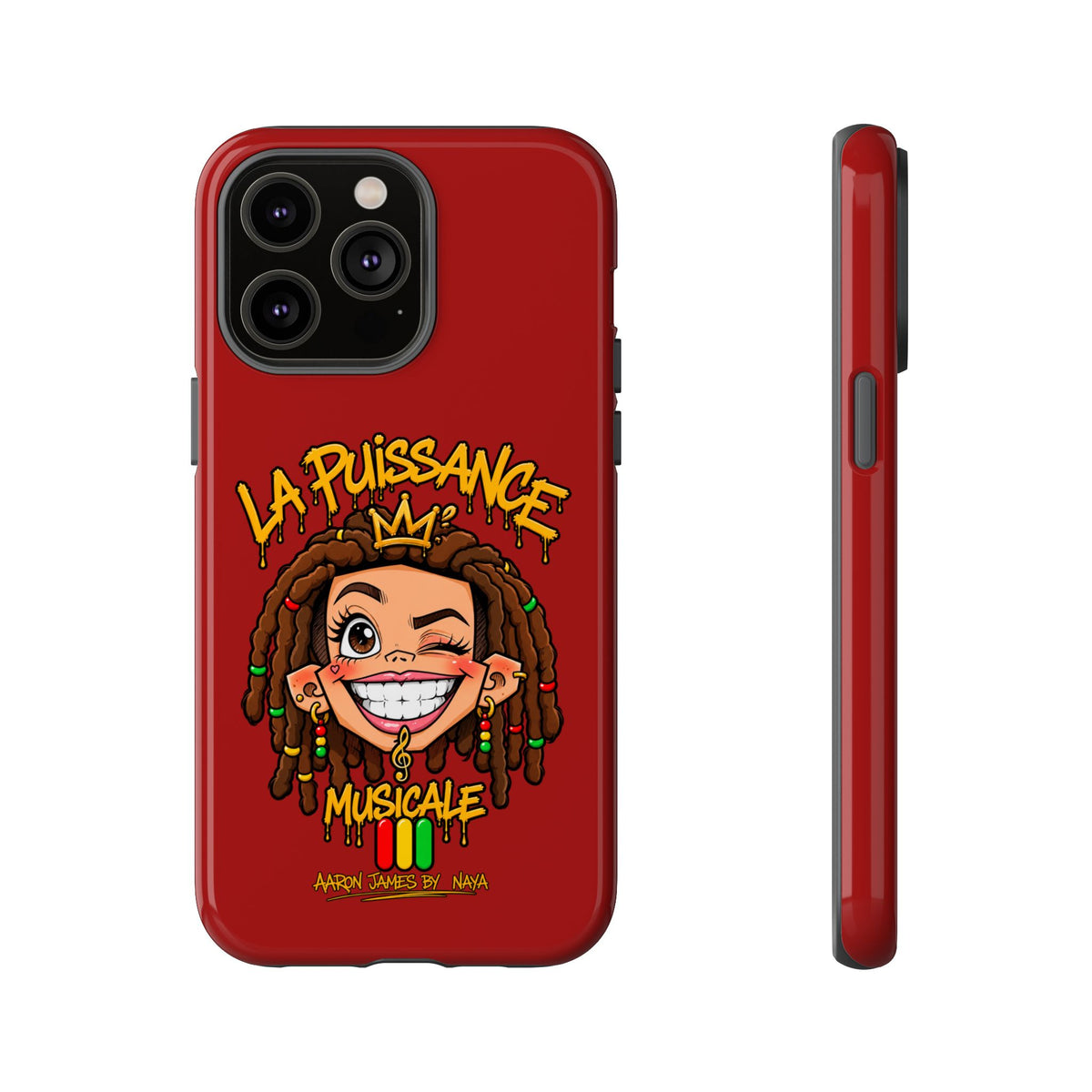 Coque Rasta Queen – Rouge | La Puissance Musicale