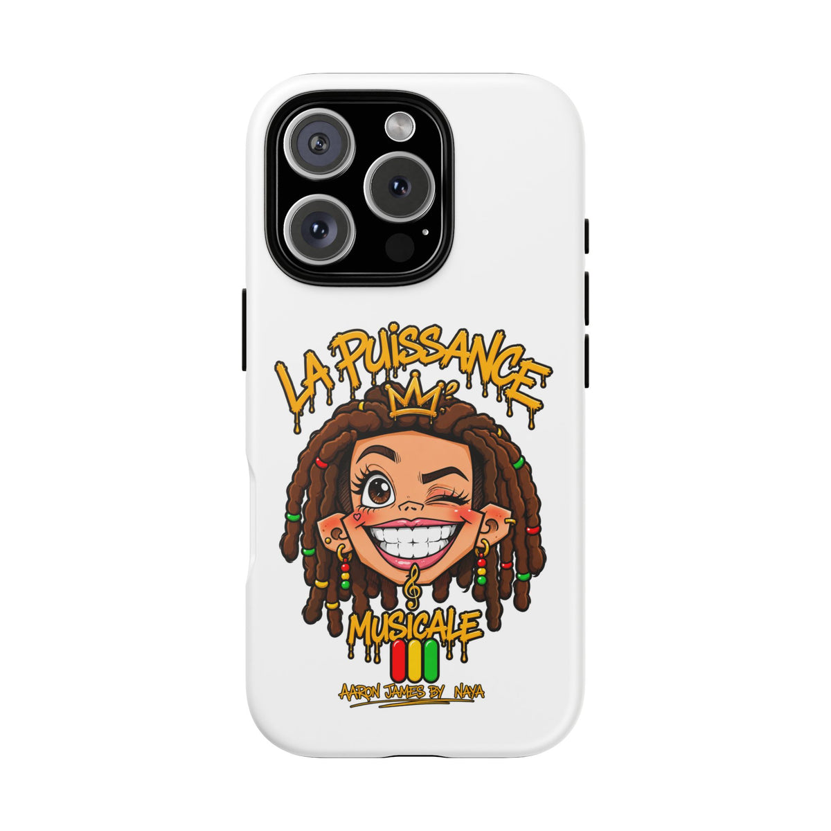 Coque Rasta Queen – Blanc | La Puissance Musicale