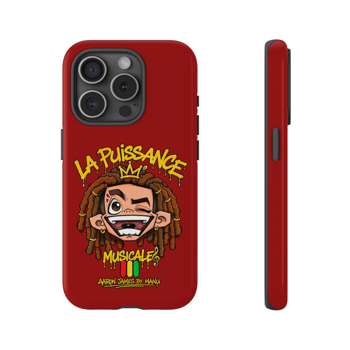 Coque Rasta King – Rouge | La Puissance Musicale