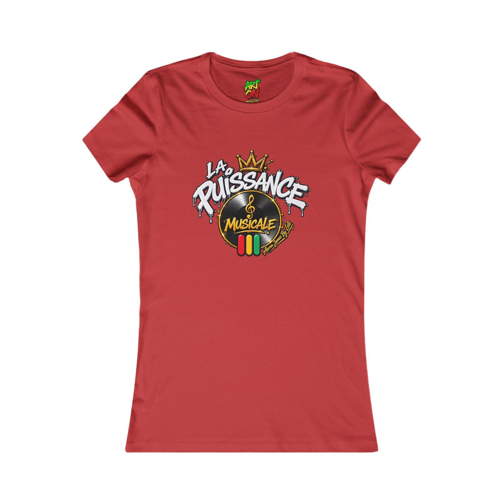 T-shirt cintré femme La Puissance Musicale