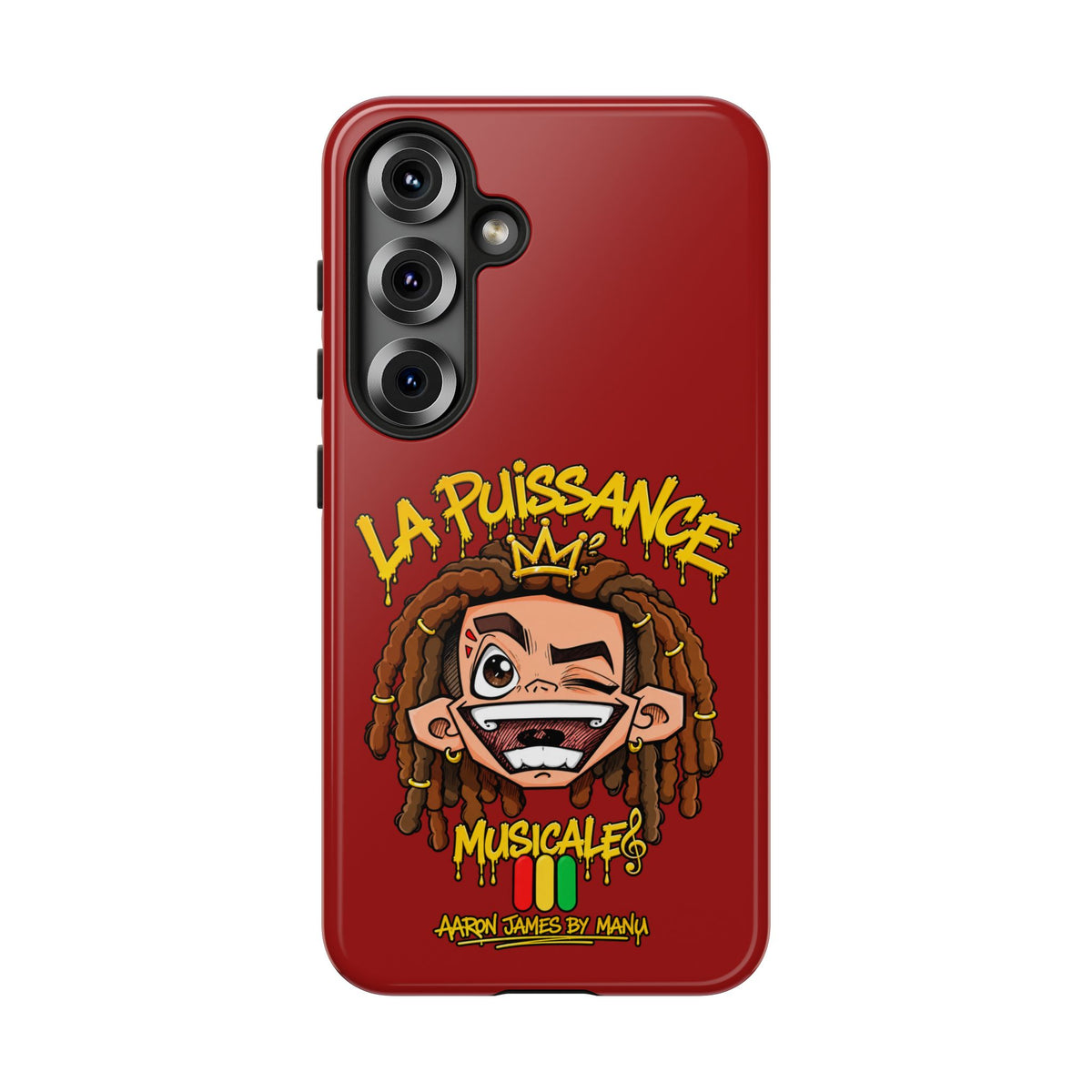 Coque Samsung Rasta King – Rouge | La Puissance Musicale
