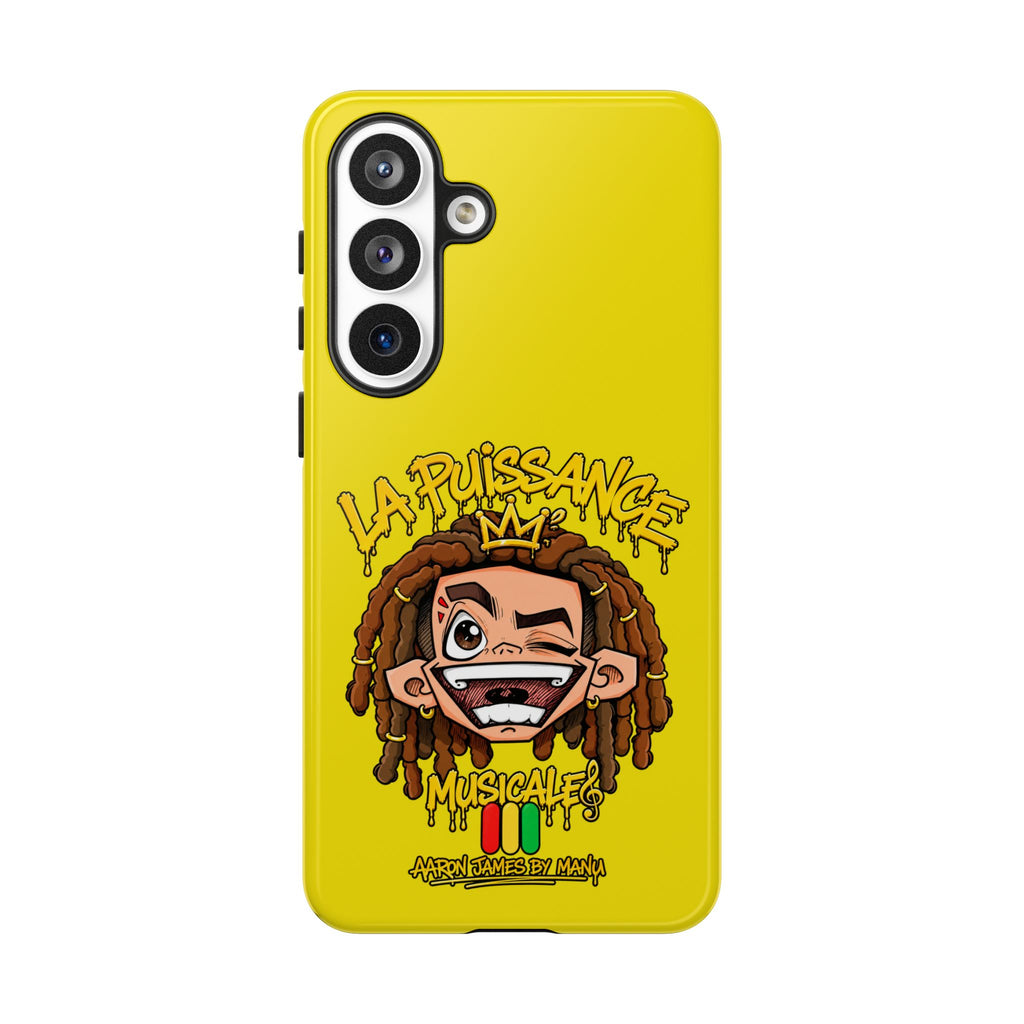 Coque Samsung Rasta King – Jaune | La Puissance Musicale