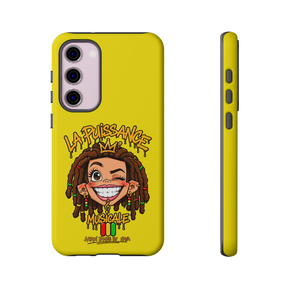 Coque Samsung Rasta Queen – Jaune | La Puissance Musicale – vue 26