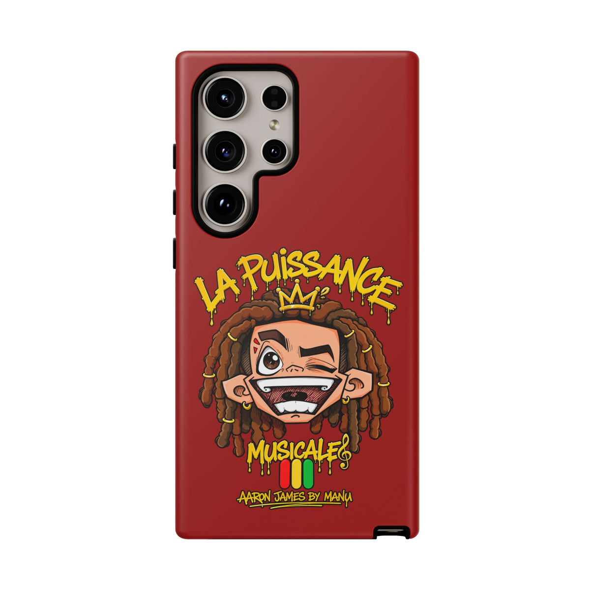 Coque Samsung Rasta King – Rouge | La Puissance Musicale