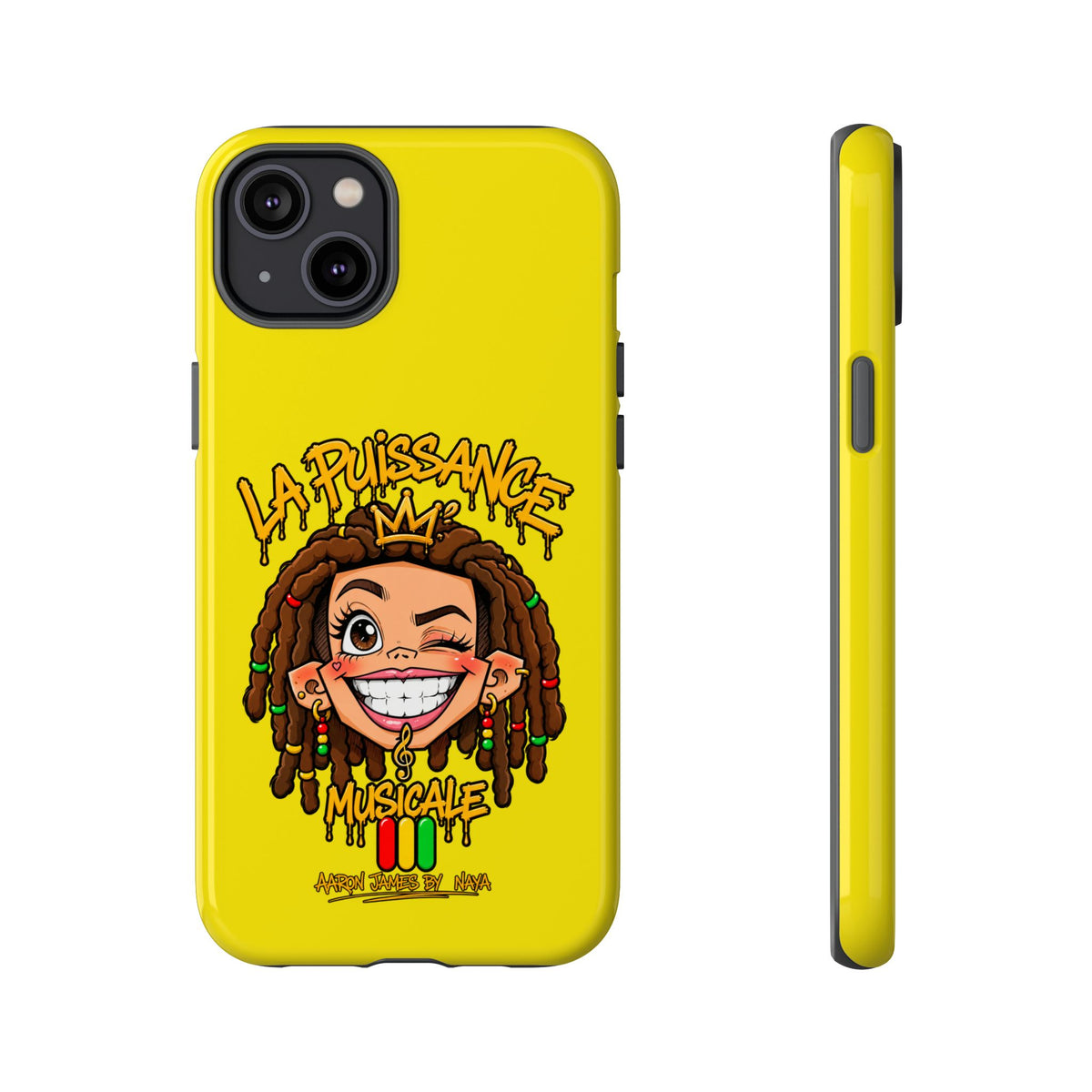 Coque Rasta Queen – Jaune | La Puissance Musicale