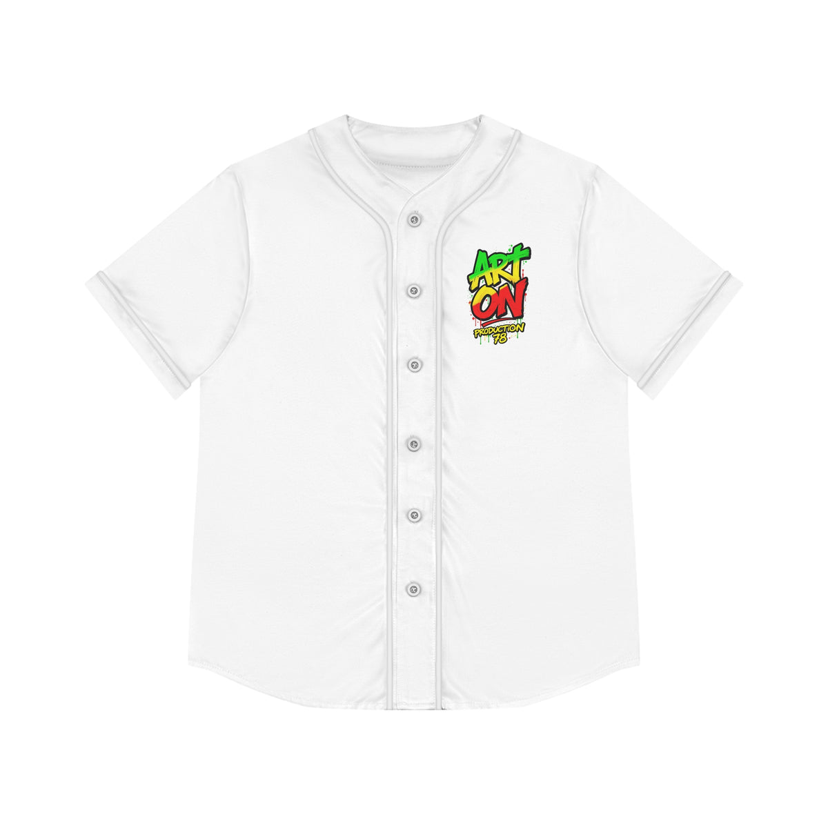 La Puissance Musicale Women's Baseball Jersey — 'Art On' Streetwear Baseball Shirt