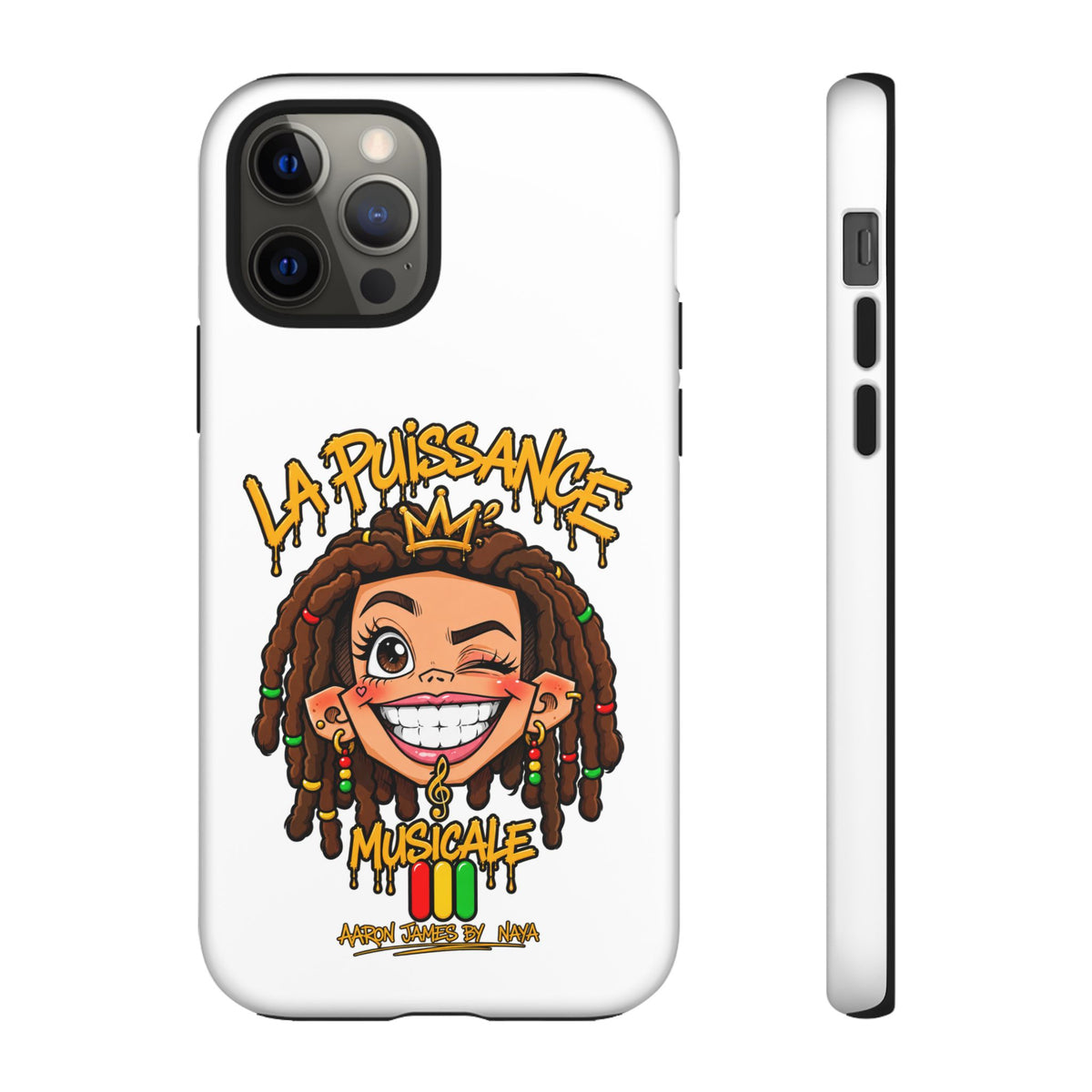 Coque Rasta Queen – Blanc | La Puissance Musicale