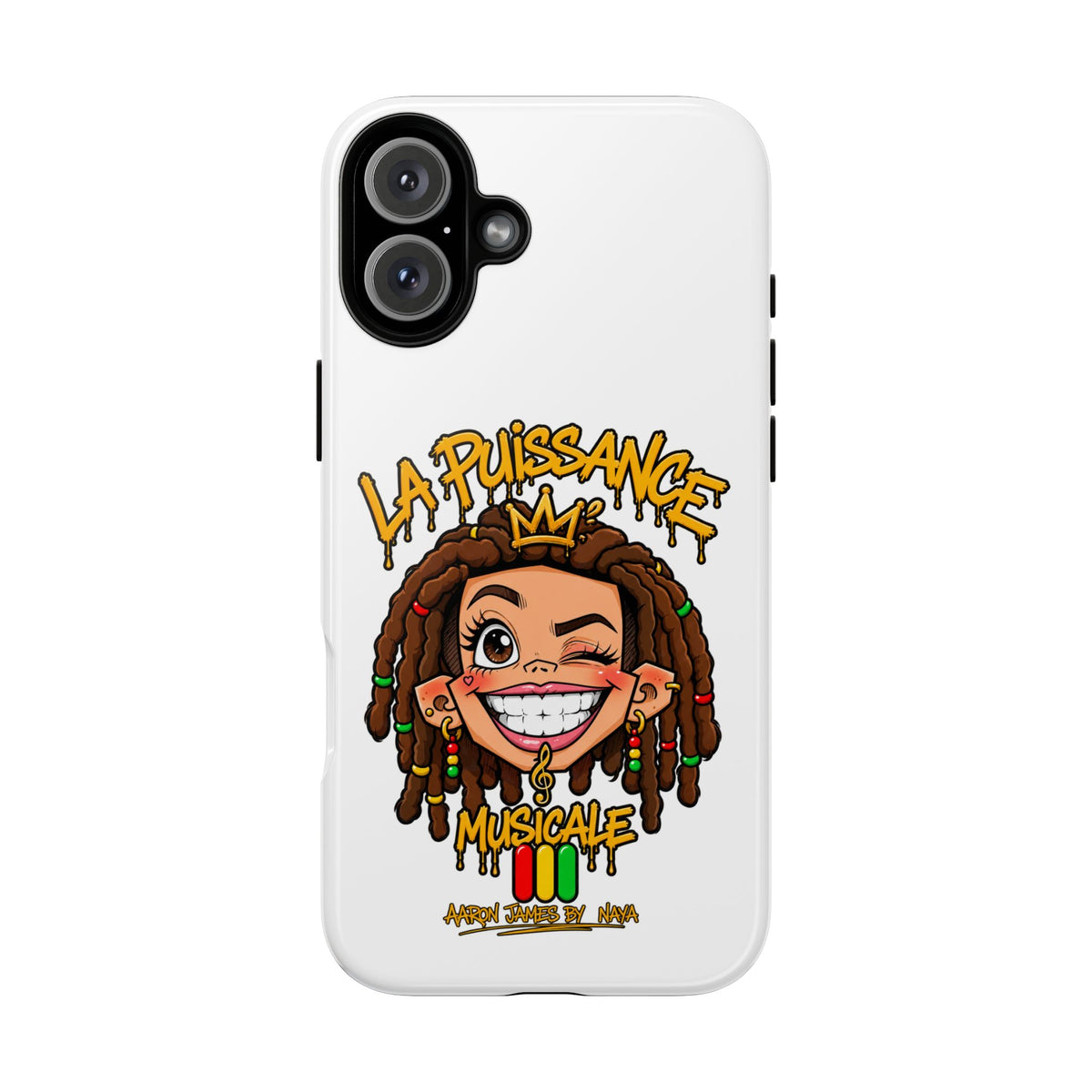 Coque Rasta Queen – Blanc | La Puissance Musicale