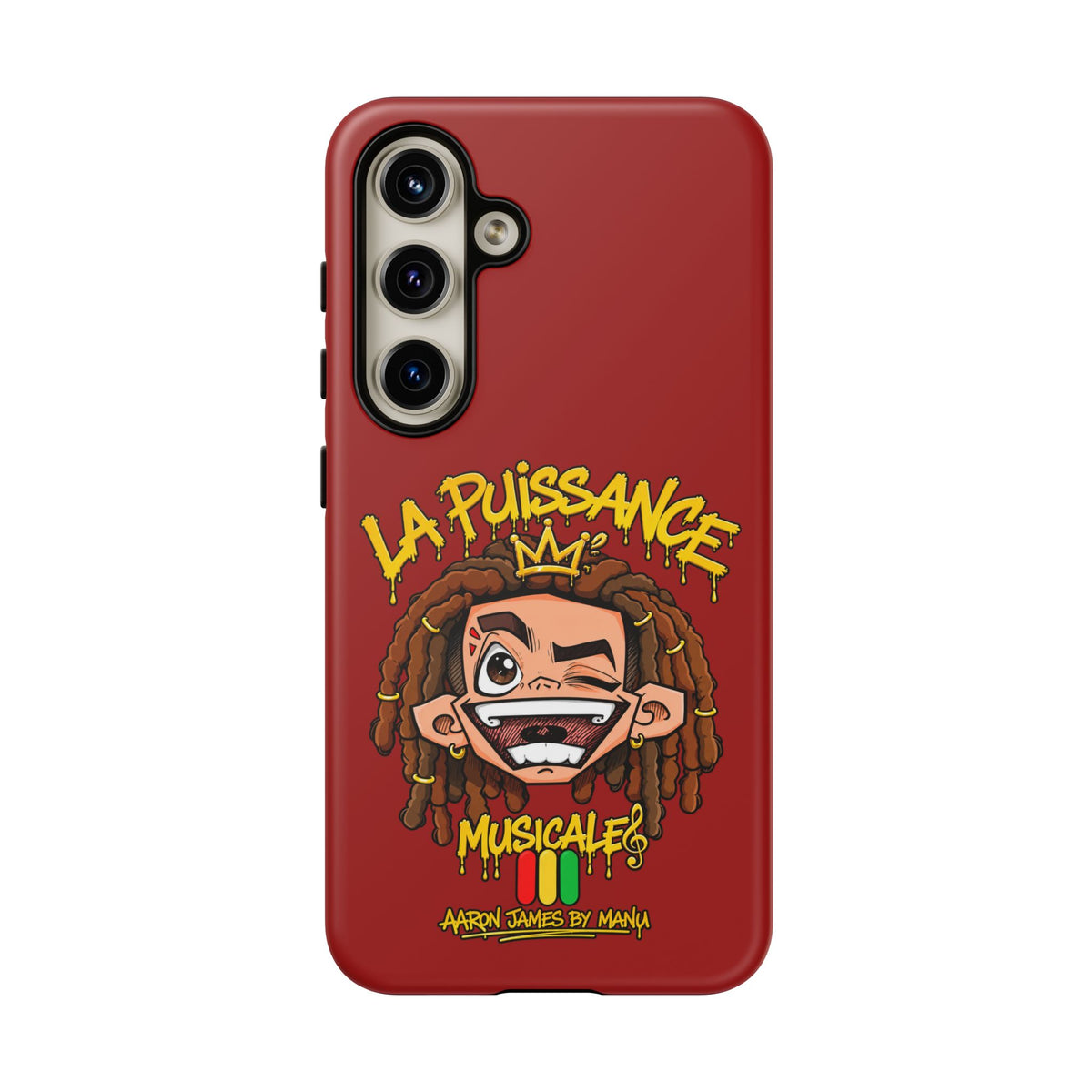 Coque Samsung Rasta King – Rouge | La Puissance Musicale
