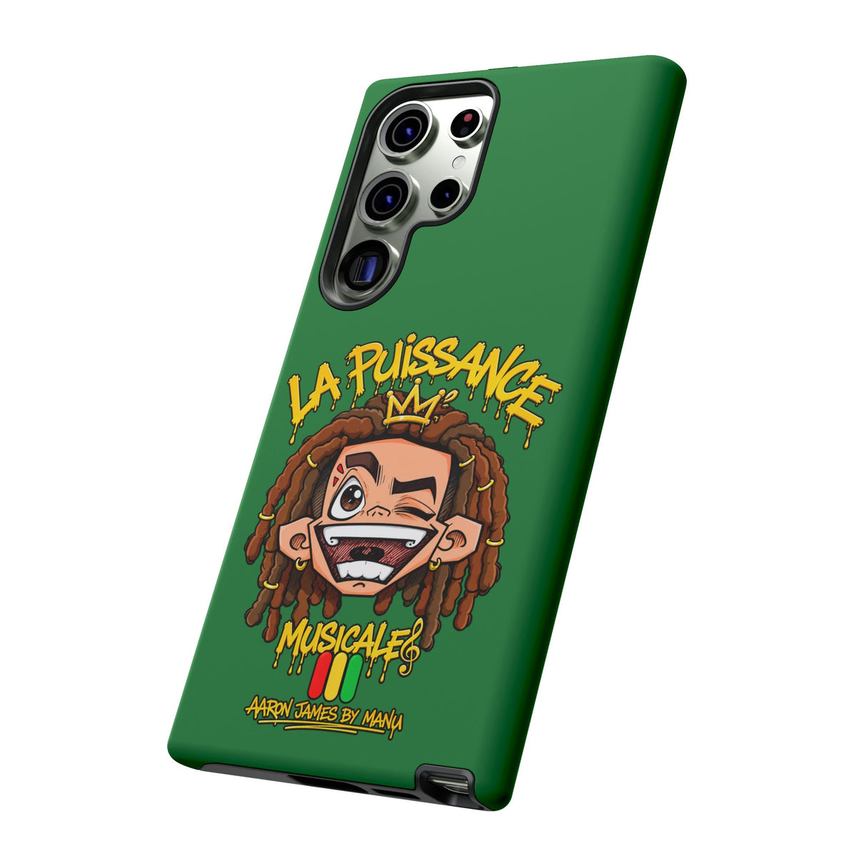 Coque Samsung Rasta King – Vert | La Puissance Musicale