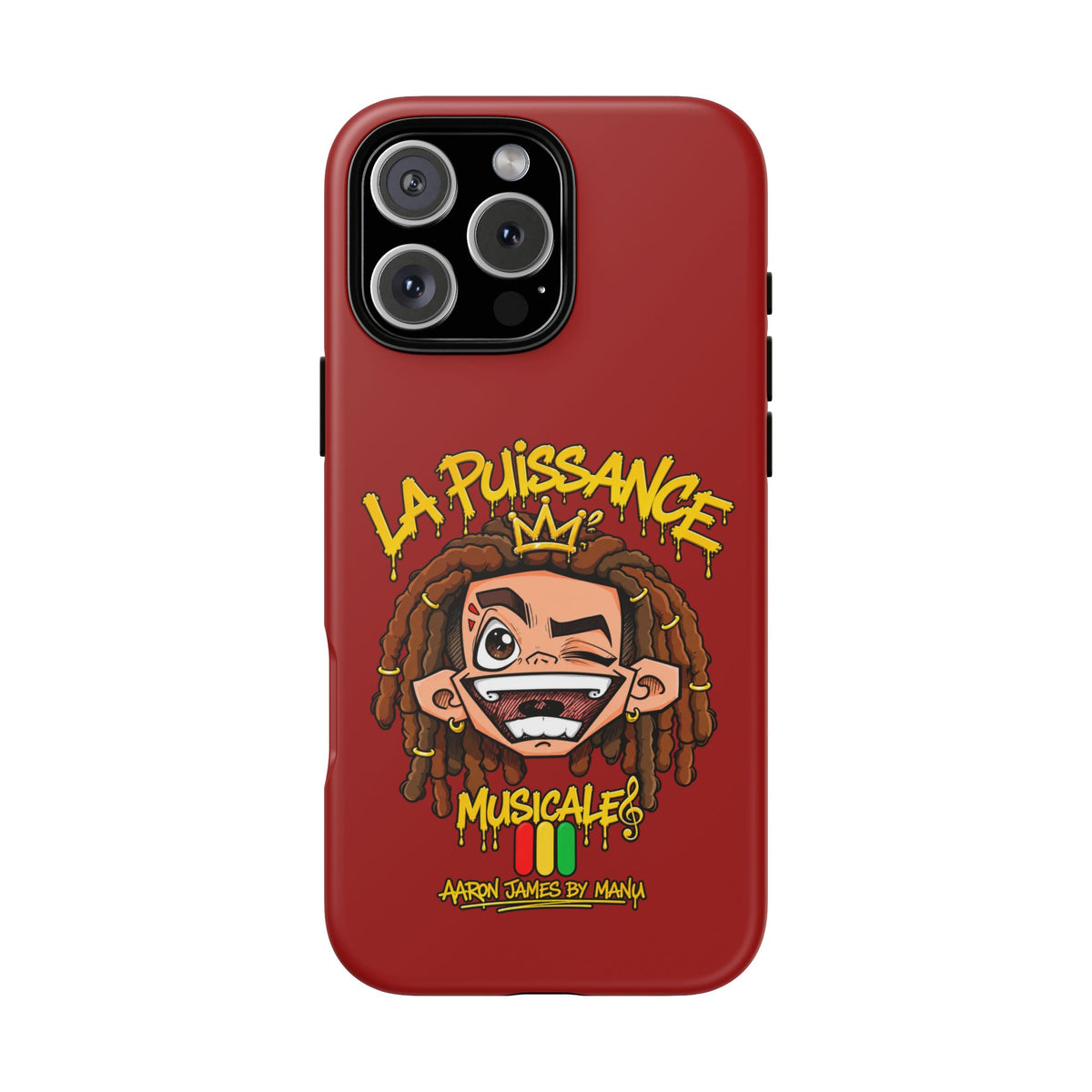 Coque Rasta King – Rouge | La Puissance Musicale