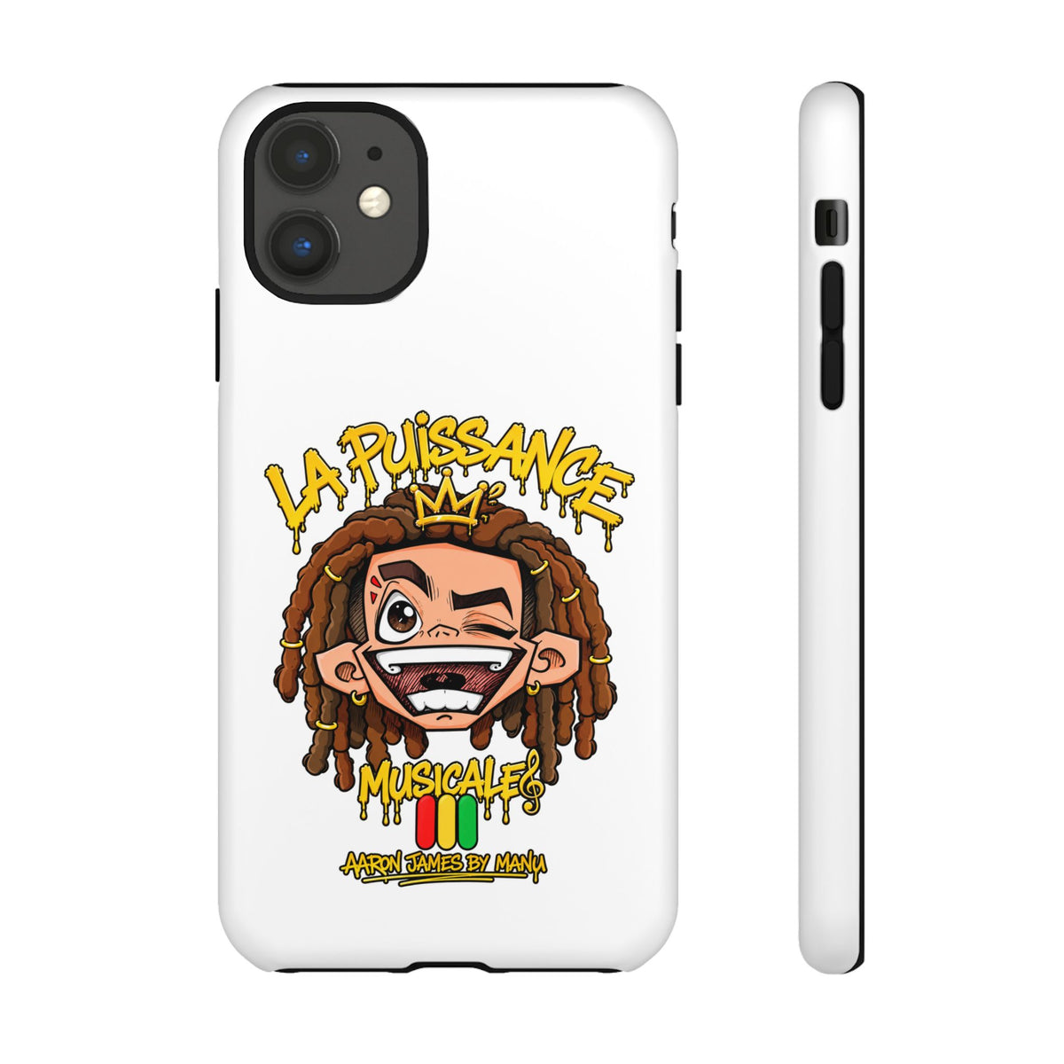 Coque Rasta King – Blanc | La Puissance Musicale