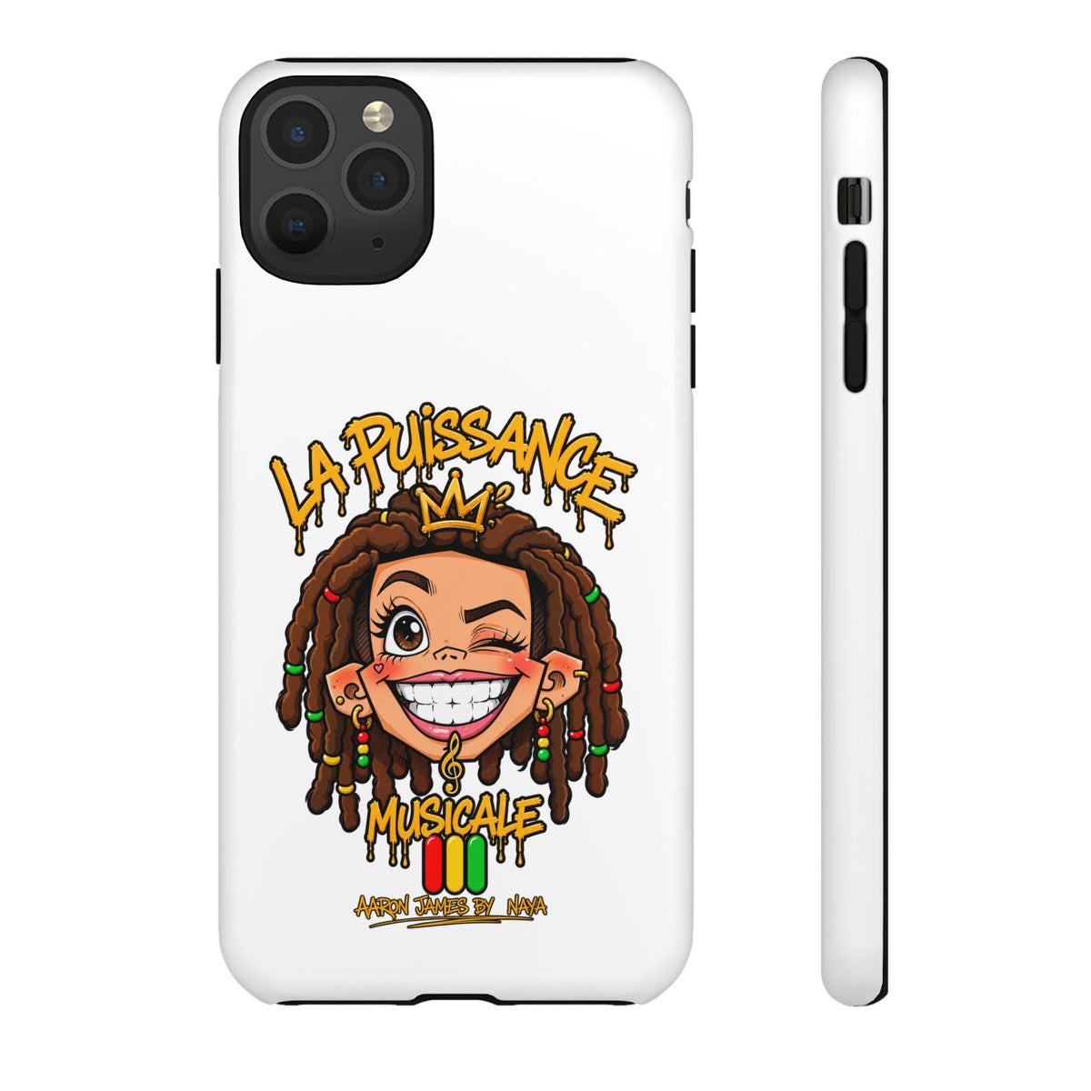 Coque Rasta Queen – Blanc | La Puissance Musicale