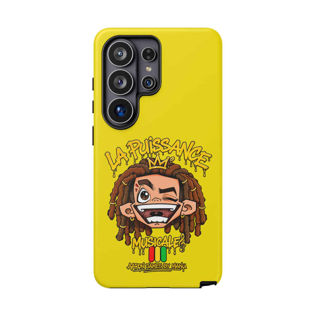 Coque Samsung Rasta King – Jaune | La Puissance Musicale