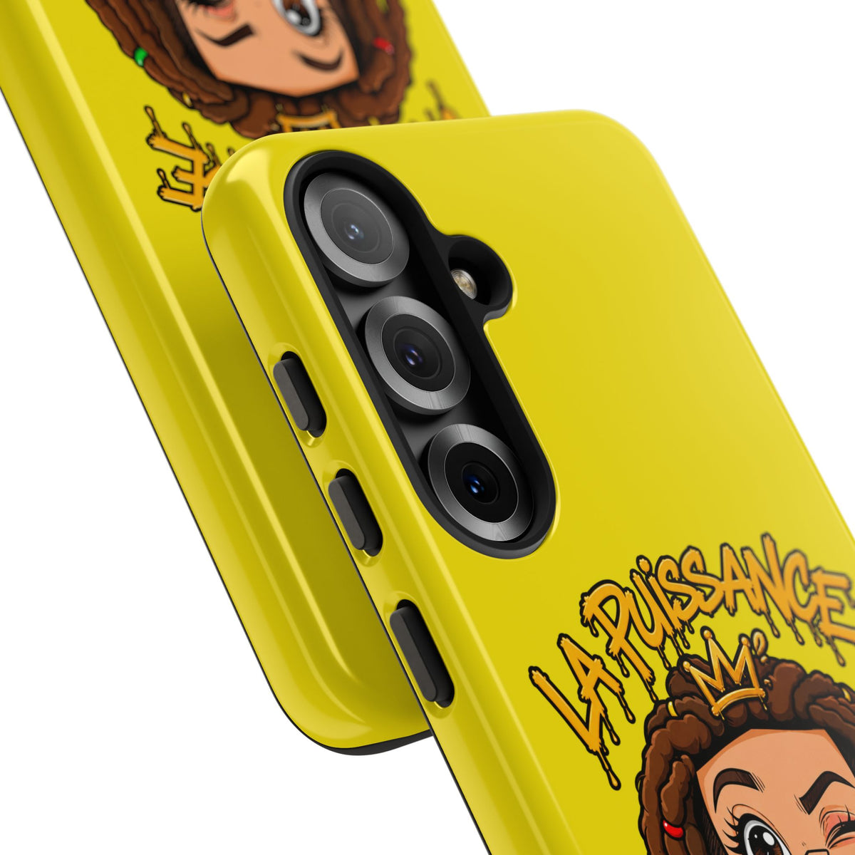 Coque Samsung Rasta Queen – Jaune | La Puissance Musicale