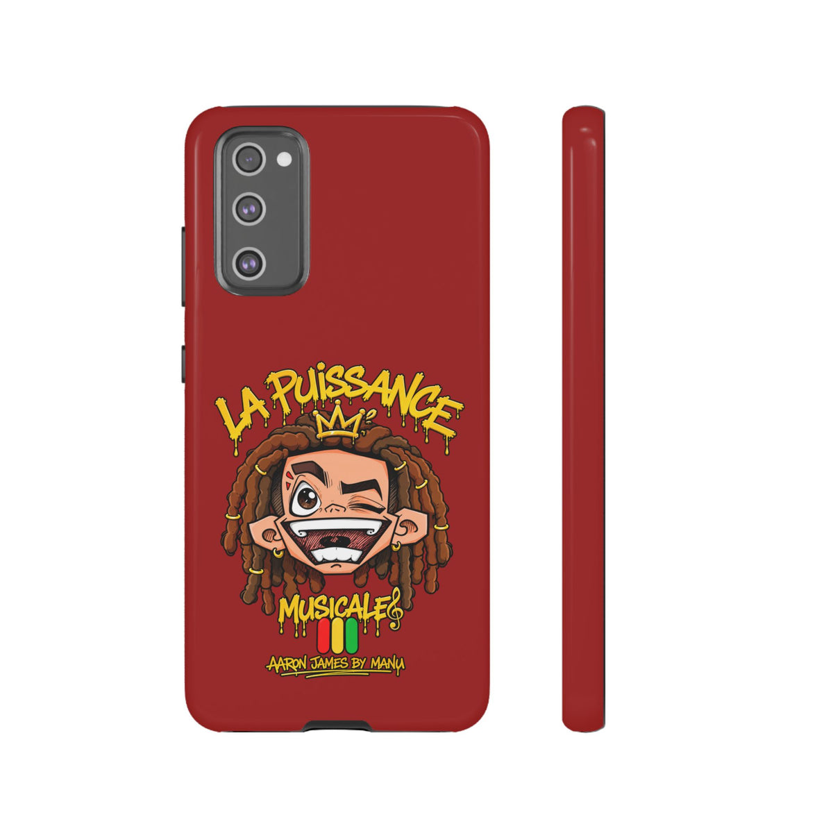 Coque Samsung Rasta King – Rouge | La Puissance Musicale
