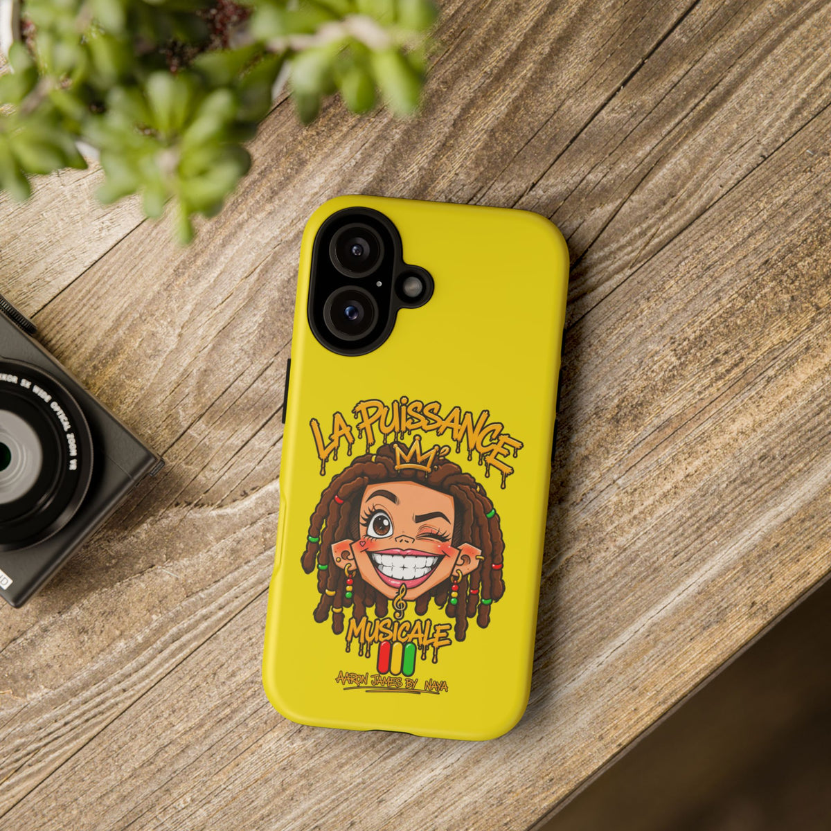 Coque Rasta Queen – Jaune | La Puissance Musicale