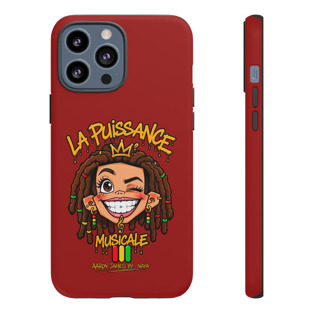 Coque Rasta Queen – Rouge | La Puissance Musicale