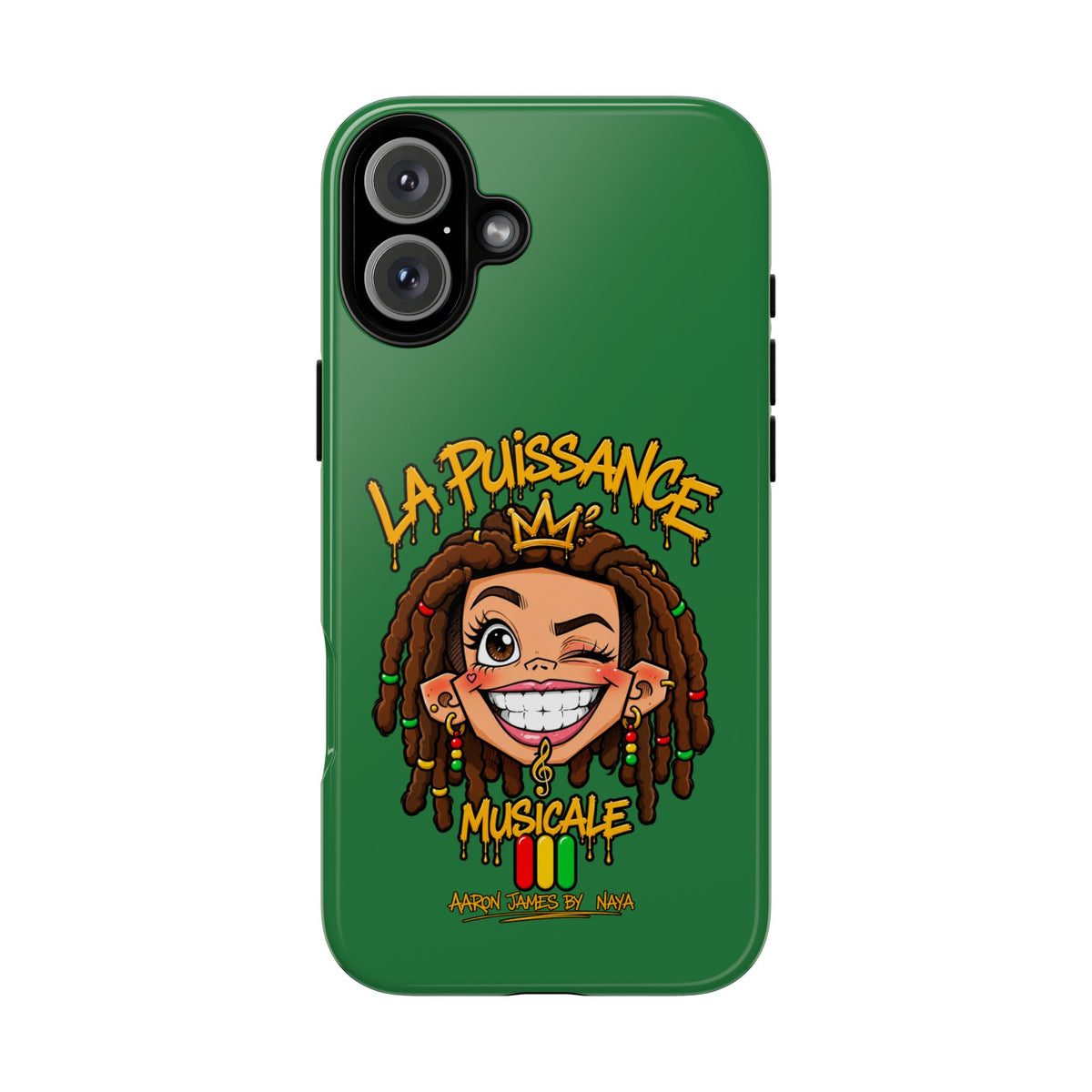 Coque Rasta Queen – Vert | La Puissance Musicale