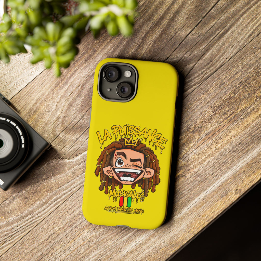 Coque Rasta King – Jaune | La Puissance Musicale