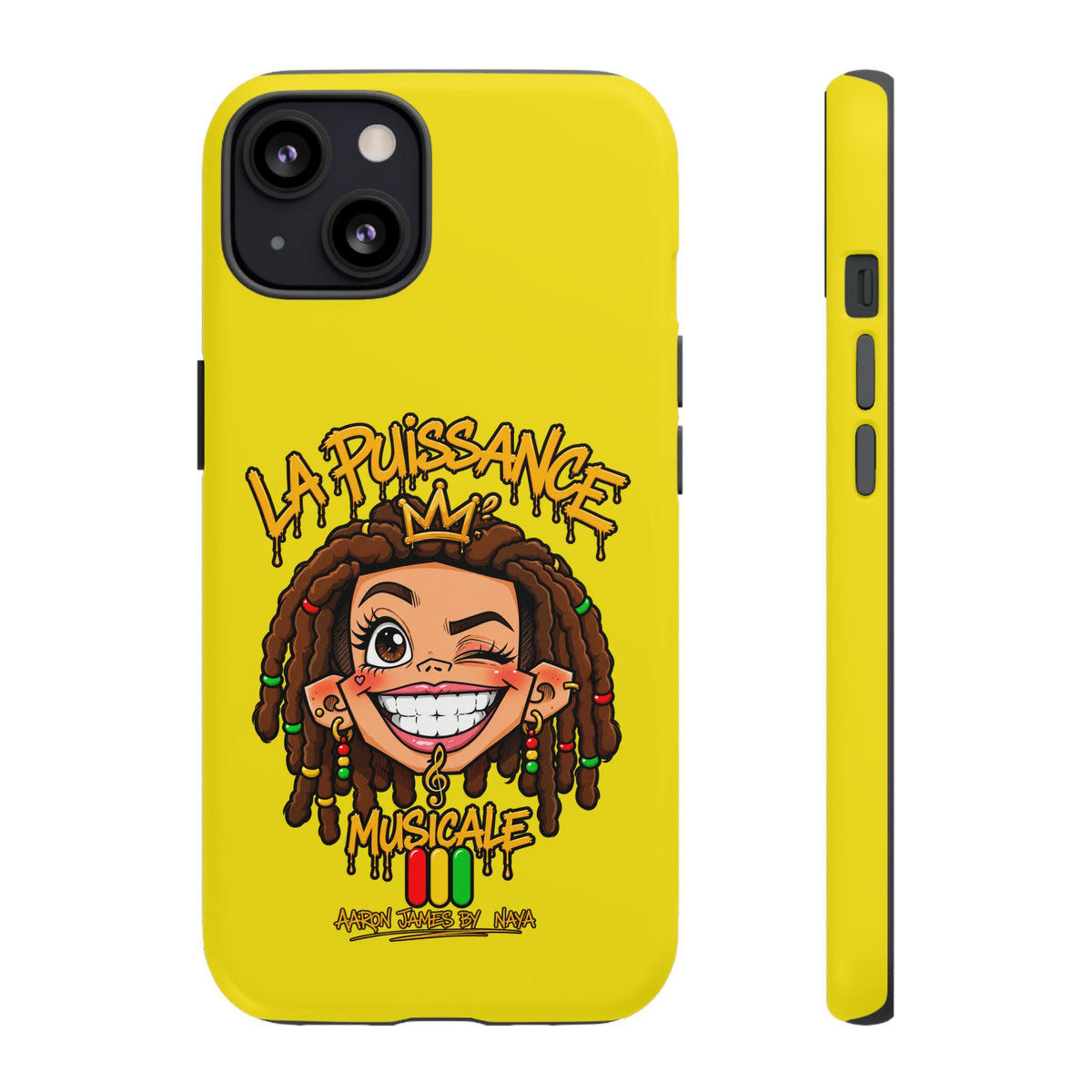 Coque Rasta Queen – Jaune | La Puissance Musicale
