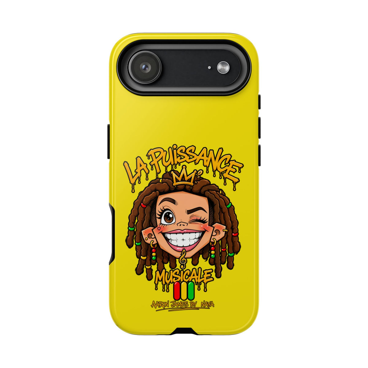 Coque Rasta Queen – Jaune | La Puissance Musicale