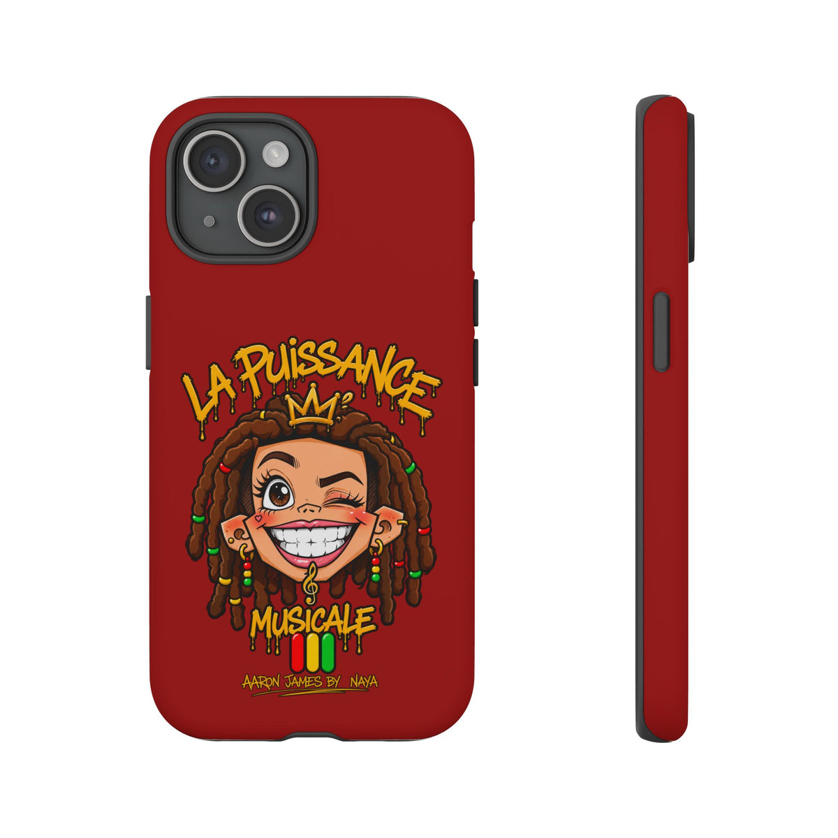 Coque Rasta Queen – Rouge | La Puissance Musicale
