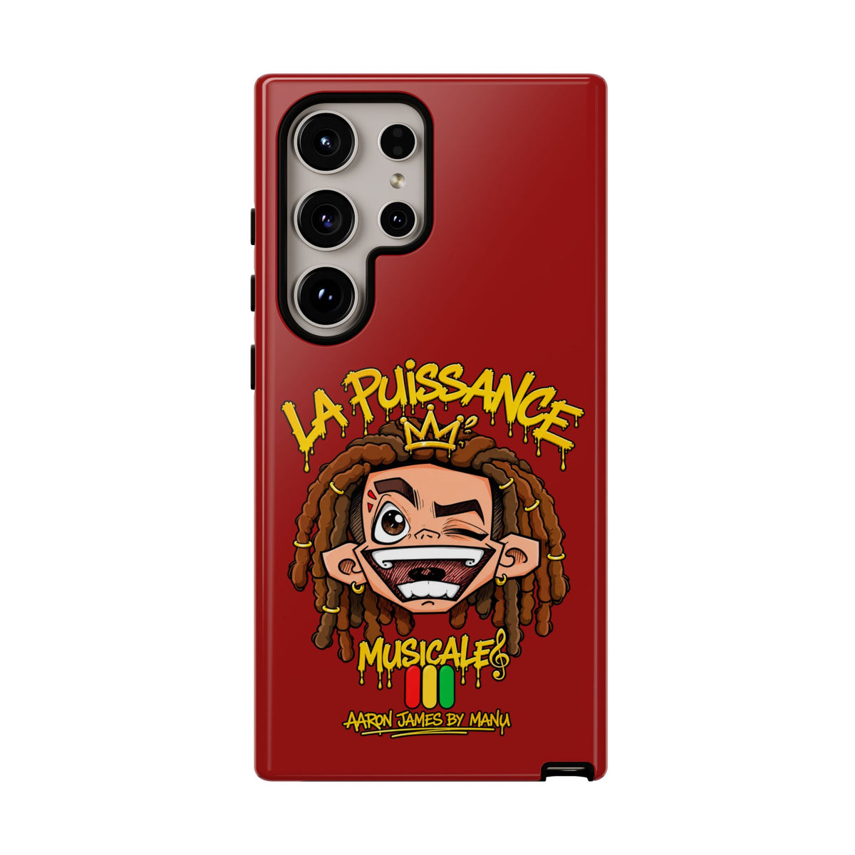 Coque Samsung Rasta King – Rouge | La Puissance Musicale