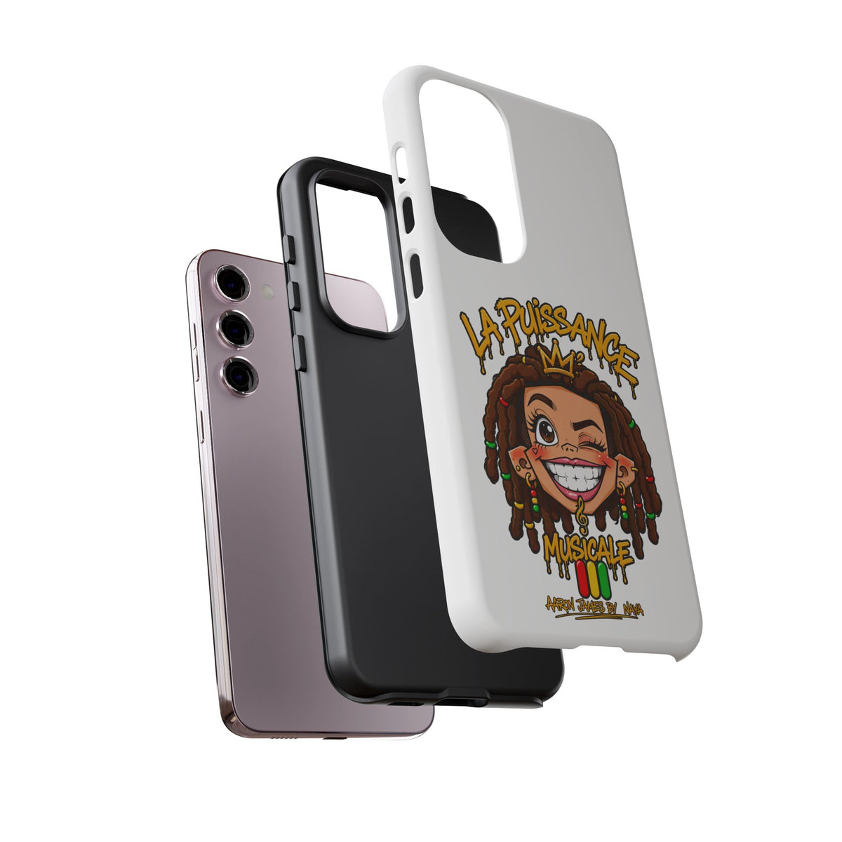 Coque Samsung Rasta Queen – Blanc | La Puissance Musicale