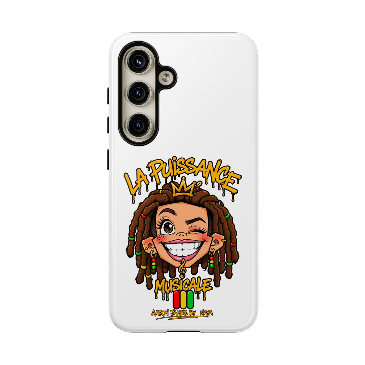 Coque Samsung Rasta Queen – Blanc | La Puissance Musicale – vue 29