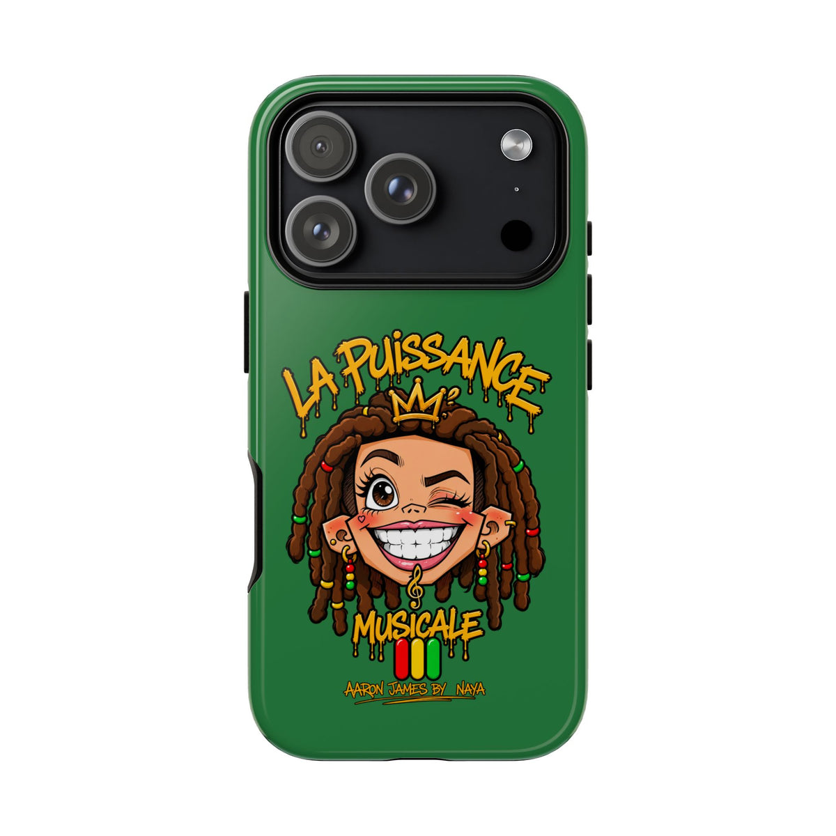 Coque Rasta Queen – Vert | La Puissance Musicale