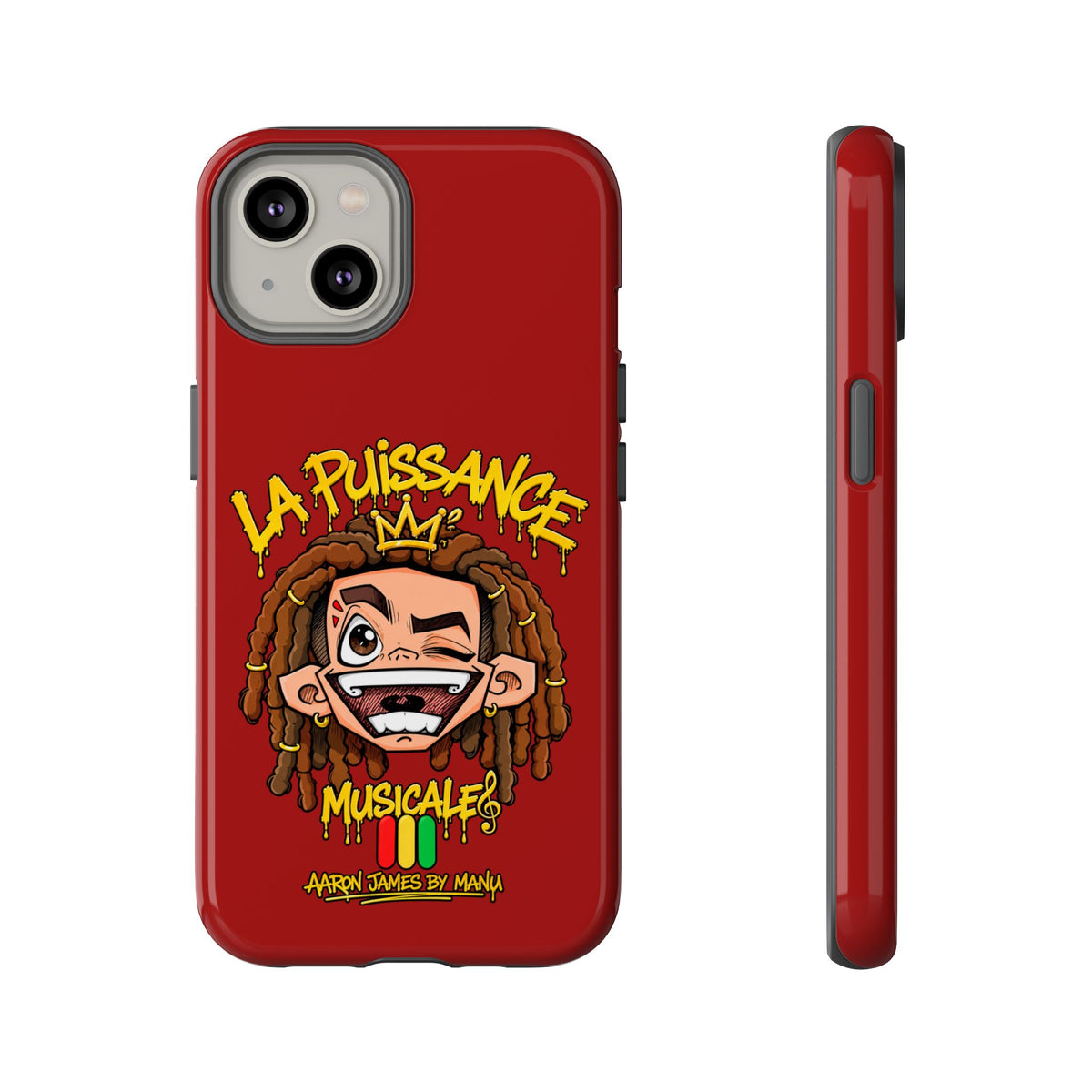 Coque Rasta King – Rouge | La Puissance Musicale