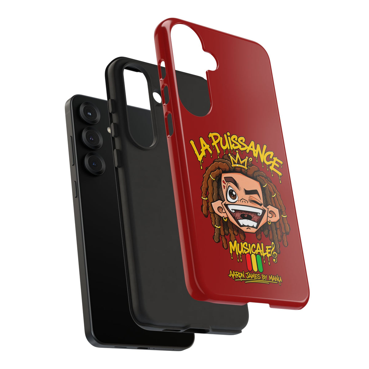 Coque Samsung Rasta King – Rouge | La Puissance Musicale