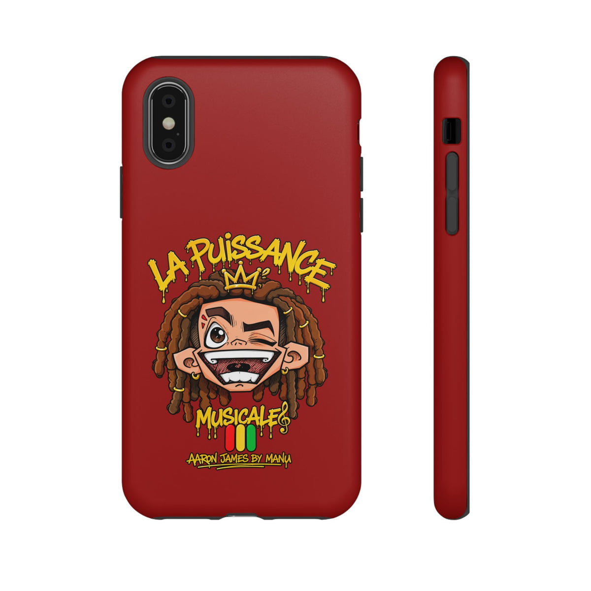 Coque Rasta King – Rouge | La Puissance Musicale