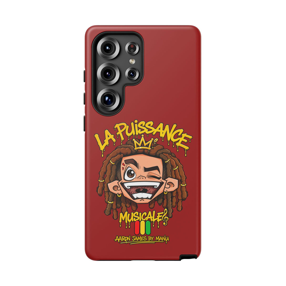 Coque Samsung Rasta King – Rouge | La Puissance Musicale