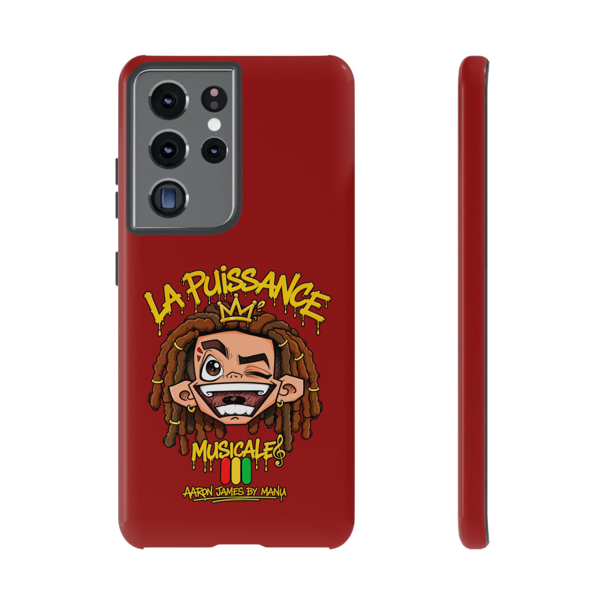 Coque Samsung Rasta King – Rouge | La Puissance Musicale