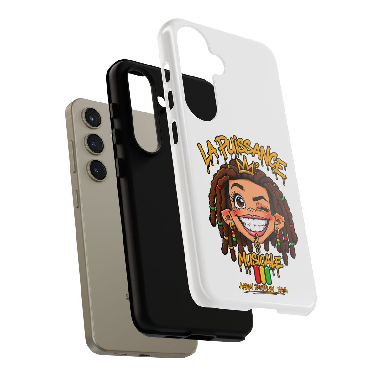 Coque Samsung Rasta Queen – Blanc | La Puissance Musicale
