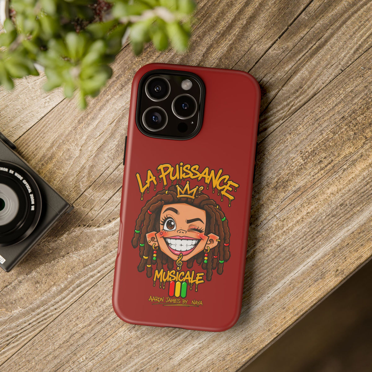 Coque Rasta Queen – Rouge | La Puissance Musicale