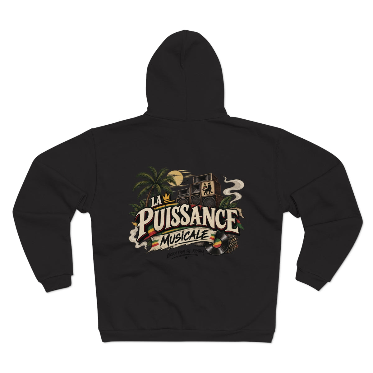 Zip hoodie La Puissance Musicale Vintage reggae