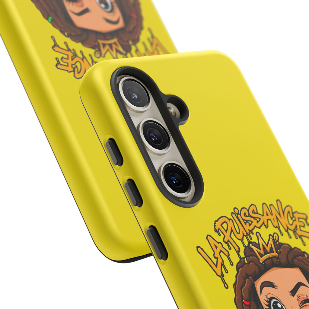 Coque Samsung Rasta Queen – Jaune | La Puissance Musicale