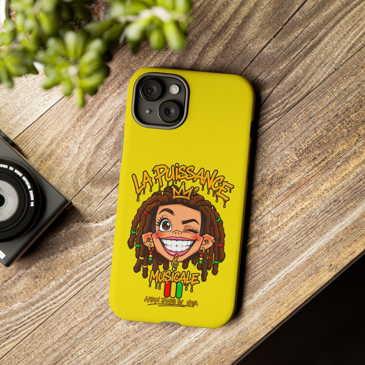 Coque Rasta Queen – Jaune | La Puissance Musicale