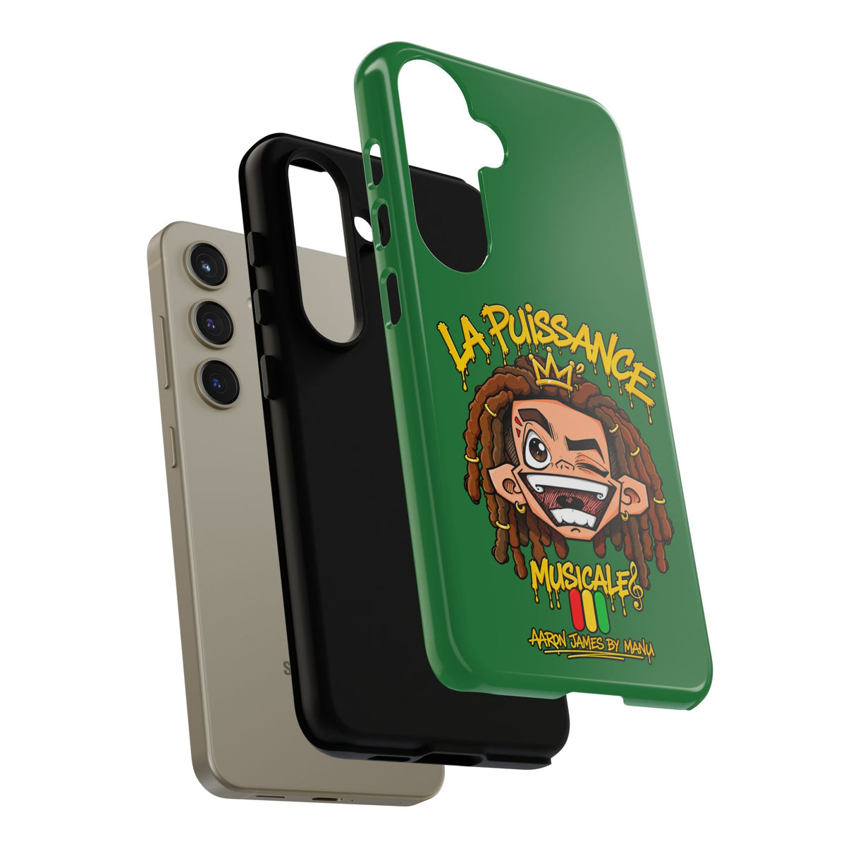 Coque Samsung Rasta King – Vert | La Puissance Musicale