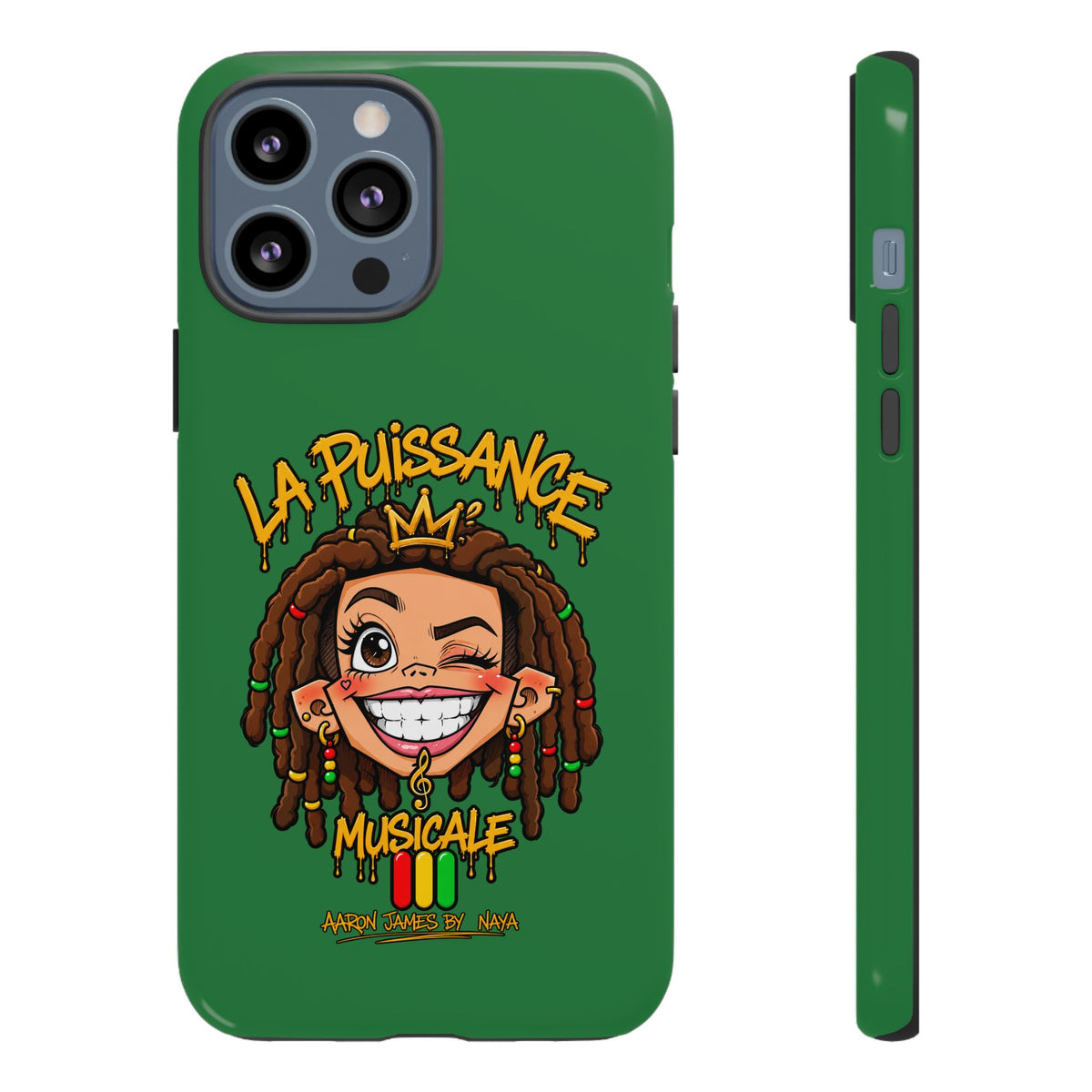 Coque Rasta Queen – Vert | La Puissance Musicale