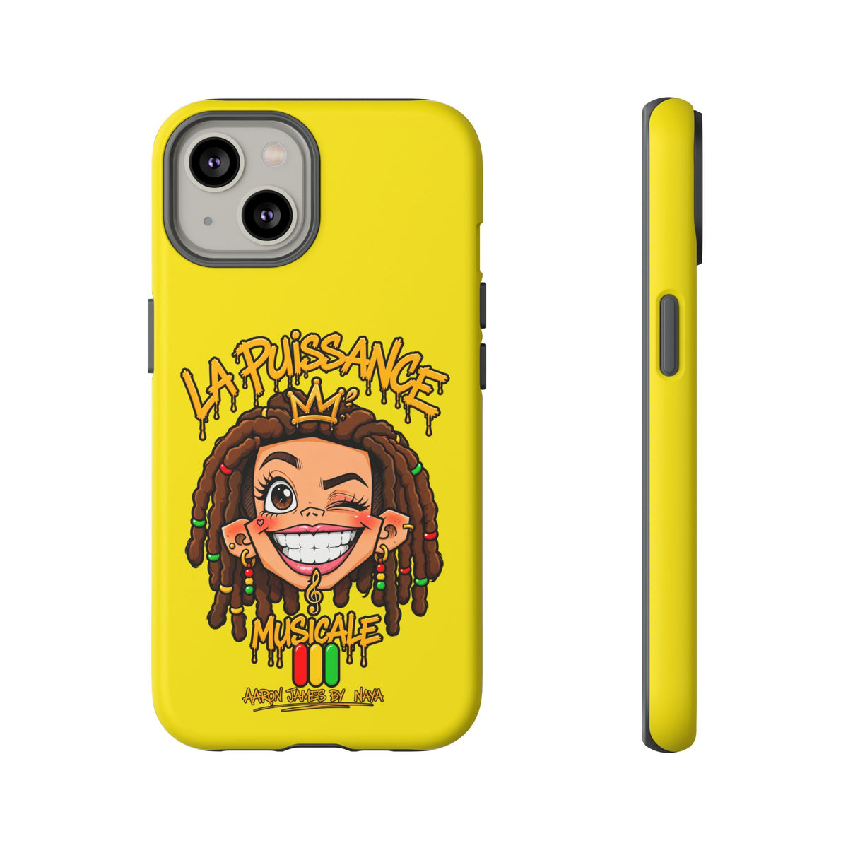 Coque Rasta Queen – Jaune | La Puissance Musicale